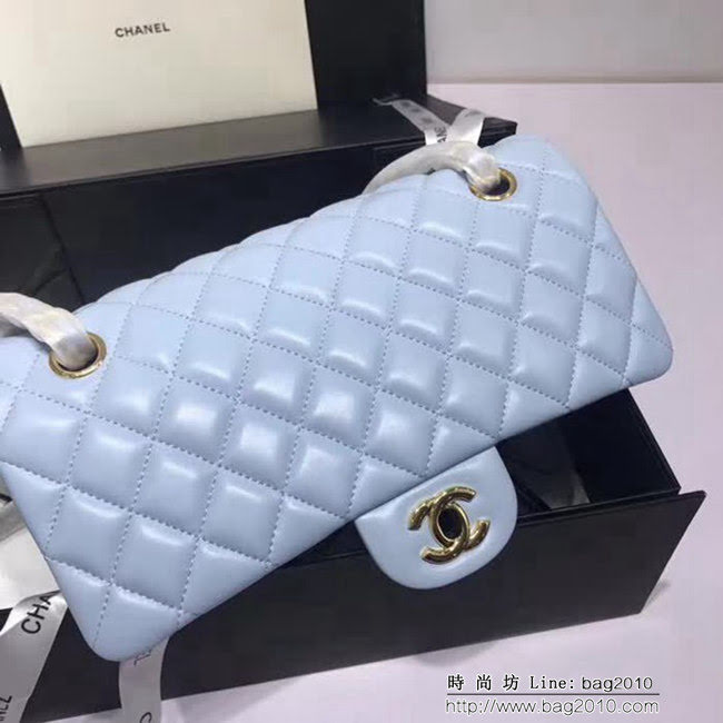 香奈兒CHANEL 升級版A1112進口小羊皮全新經典金銀鏈條肩背斜挎包 DSC1165